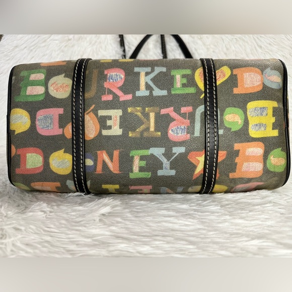 Rainbow Zipper Y2K Dooney and Bourke Barrel Bag. - Picture 3 of 7